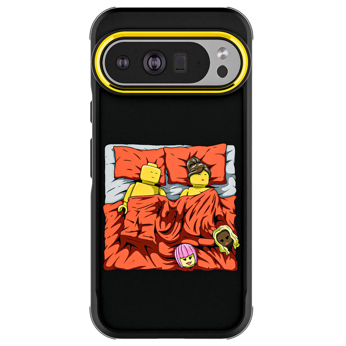 Pixel 10 Pro XL Sleeping Together Brick Edition by RX Strip Artist Artwork Protective Phone Case Limited Edition Collab Cover