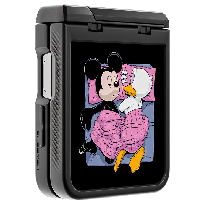 Galaxy Z Flip 6 Sleeping Together by RX Strip Artist Artwork Protective Phone Case Limited Edition Collab Cover