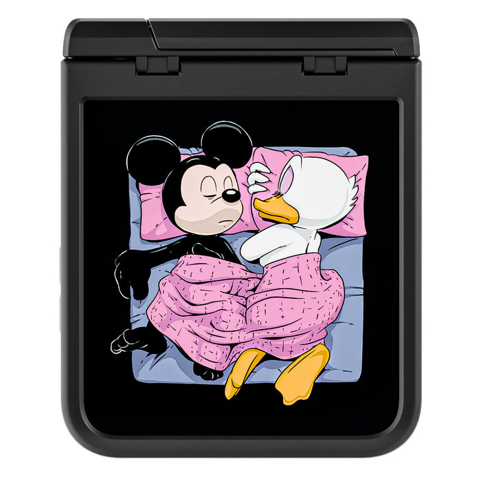 Galaxy Z Flip 6 Sleeping Together by RX Strip Artist Artwork Protective Phone Case Limited Edition Collab Cover