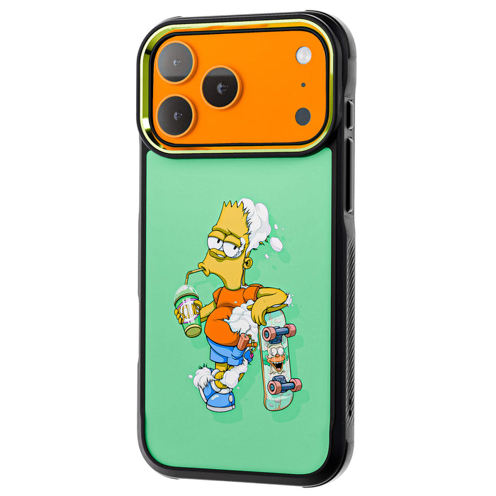 iPhone 17 Pro Max DECONSTRUCTED BART by Dhani Barragán Artist Artwork Protective Phone Case Limited Edition Collab Cover