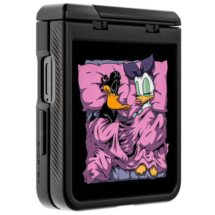 Galaxy Z Flip 7 Sleeping Together Plastic Edition by RX Strip Artist Artwork Protective Phone Case Limited Edition Collab Cover