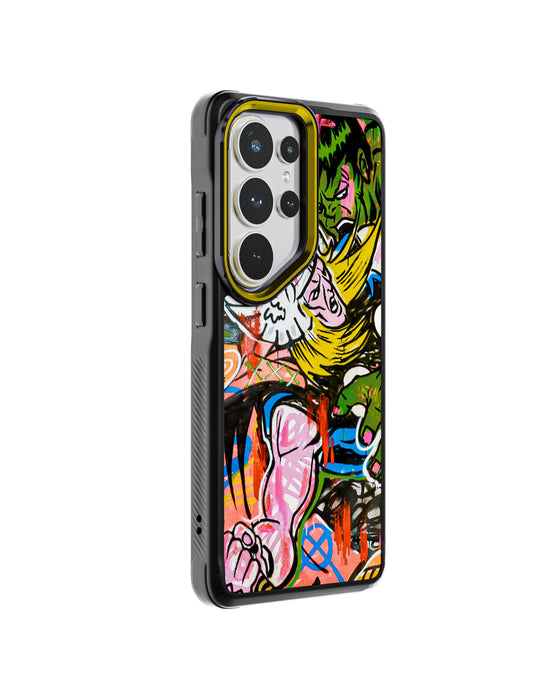 Galaxy S26 Ultra Thor vs Hulk - Spraypaint Art Case Phone Cover