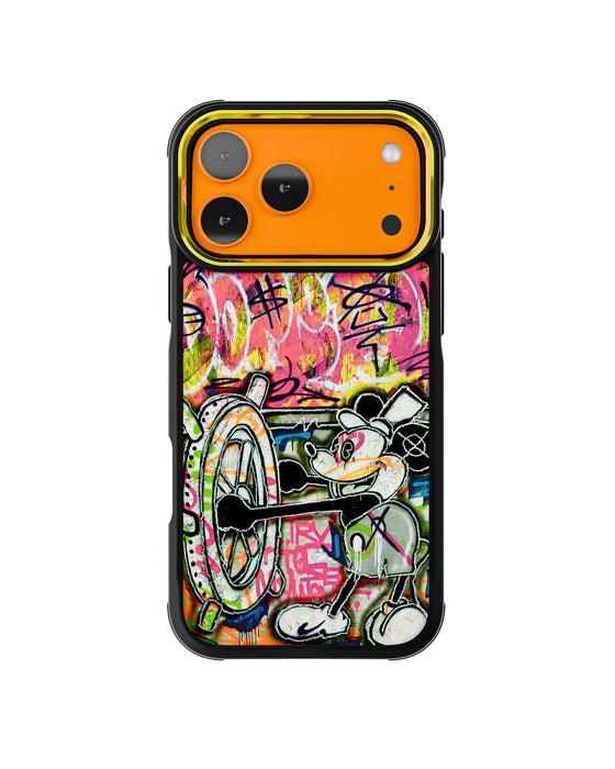 iPhone 17 Pro Max Mickey Mouse My Way Case Artist Collab Artwork Protective MagSafe Phone Cover