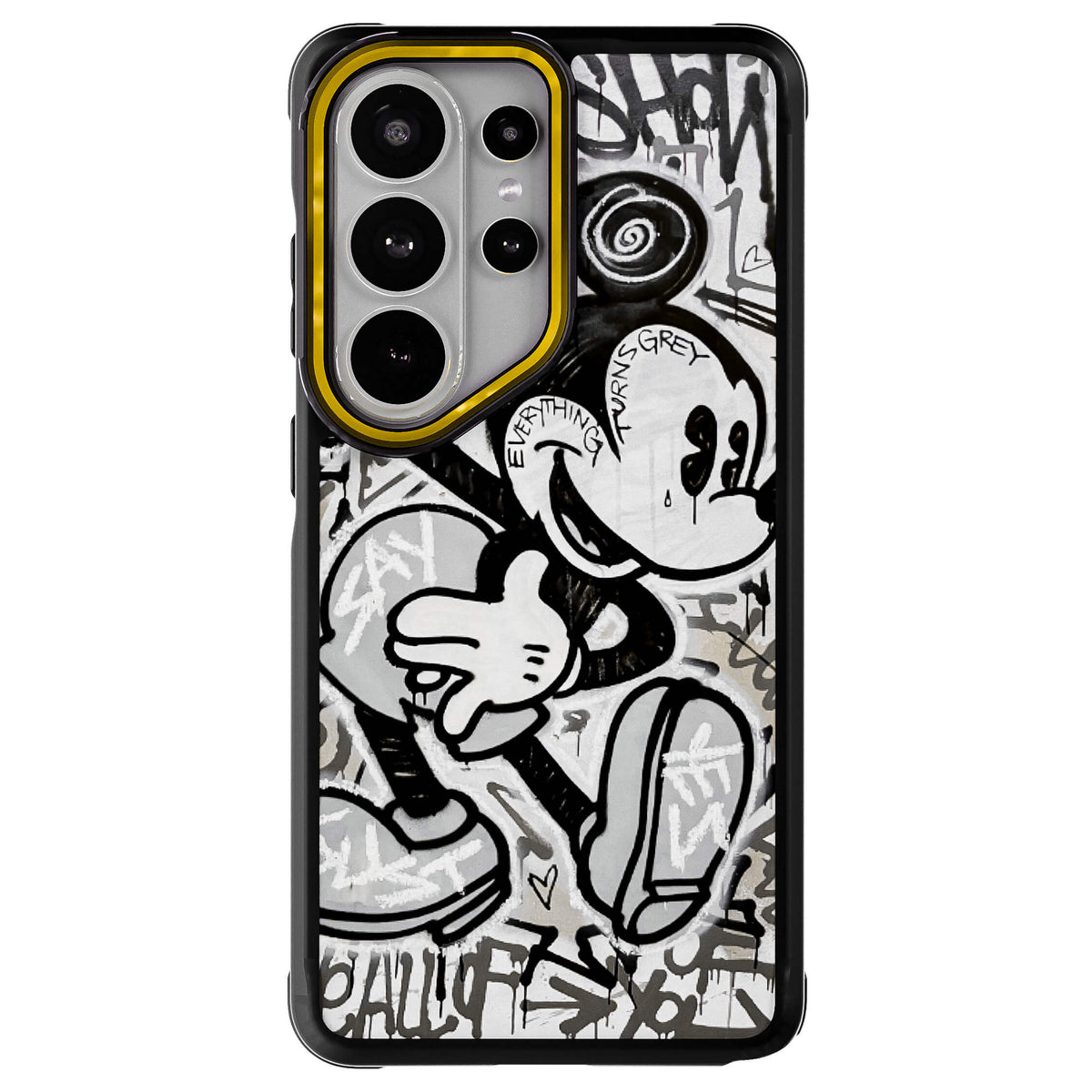 Galaxy S26 Ultra Mickey Mouse Everything Turns Grey Case
