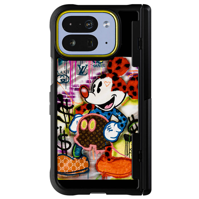 Pixel 10 Pro Fold Mickey Mouse Plush Fashion Case