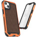 Apple iPhone 14 Case Orange MagSafe Fabric