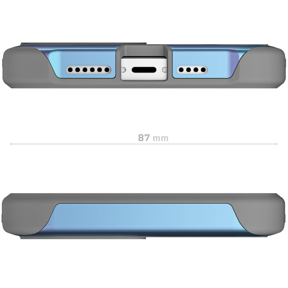 iPhone 14+ Metallic Phone Case MagSafe