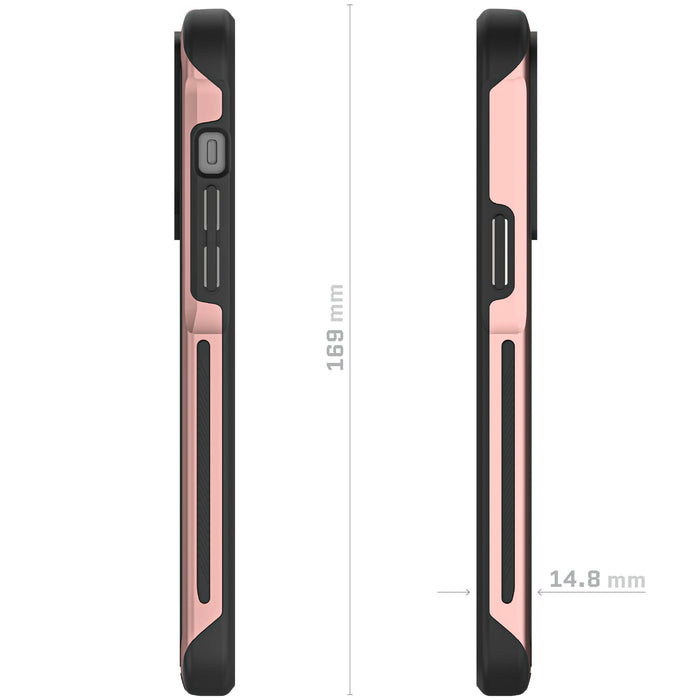 iPhone 14 Pro Case Pink Metal MagSafe