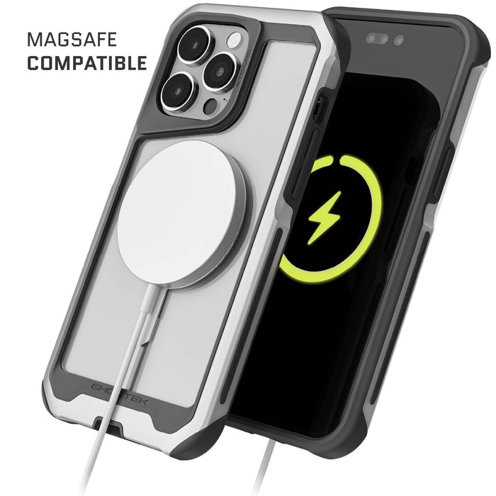 Apple iPhone 14 Pro Max Phone Case Silver MagSafe