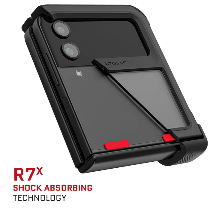 Ghostek Galaxy Flip 4 Protective Clear Shockproof Case — Covert Galaxy Z Flip 4 / Clear