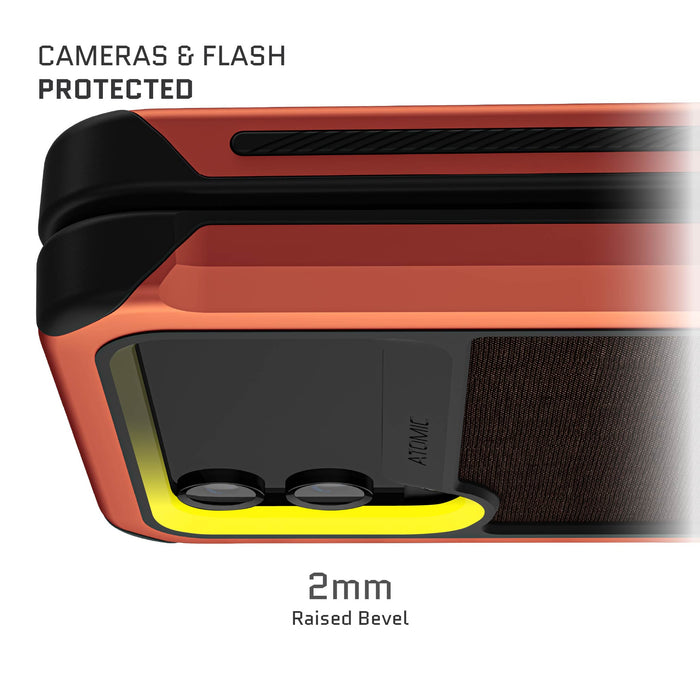 Samsung Galaxy Z Flip4 Case Orange Fabric