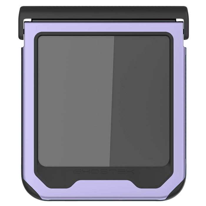 Galaxy Flip 4 Case Purple Clear