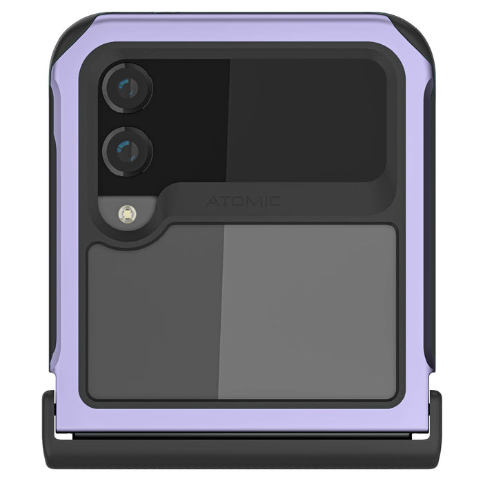 Galaxy Z Flip 4 Case Purple Clear