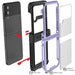 Samsung Galaxy Z Flip4 Case Purple Clear