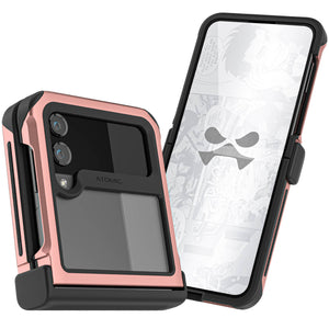 
                                Galaxy Flip 4 Protective Clear Aluminum Cases — ATOMIC slim