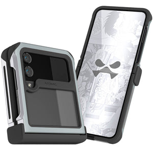 
                                Galaxy Flip 4 Protective Clear Aluminum Cases — ATOMIC slim