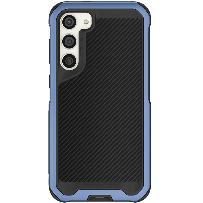Samsung Galaxy S23 Plus Case Carbon Fiber Blue