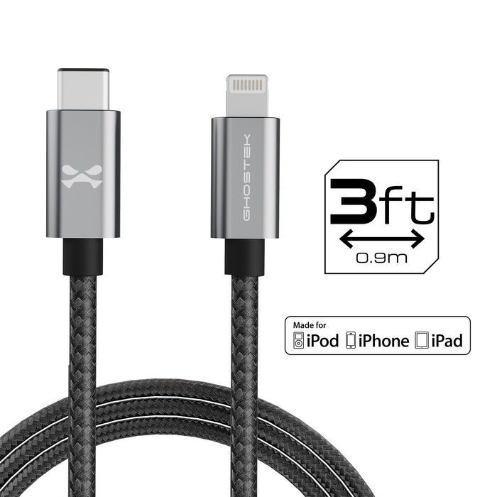 2m/6ft Durable USB-C to Lightning Cable - Lightning Cables, Cables