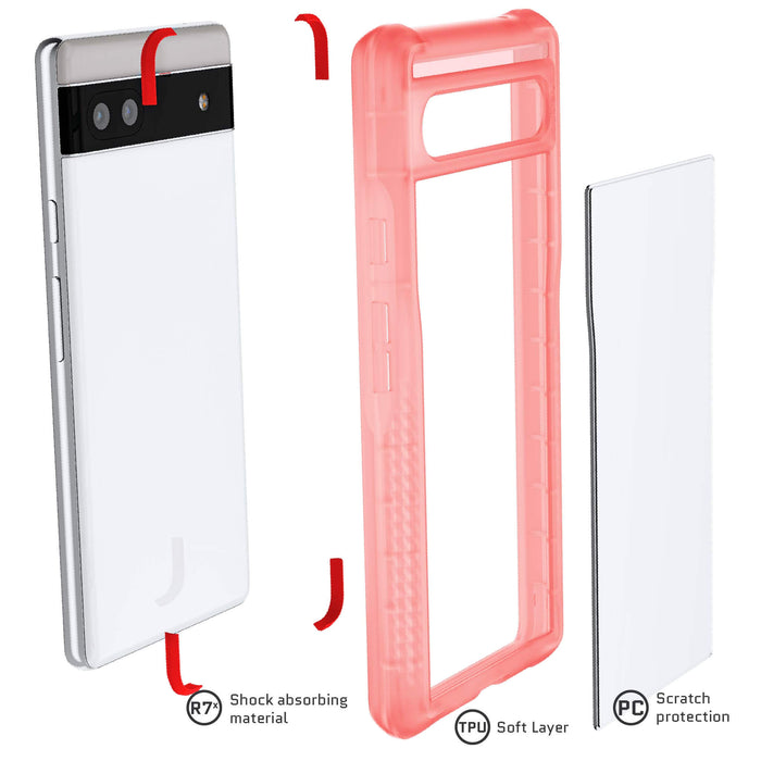 pink google pixel 6a phone case