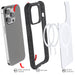 Smoke Apple iPhone 14 Pro Phone Case Clear MagSafe