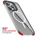Smoke iPhone 14 Pro Case Clear MagSafe