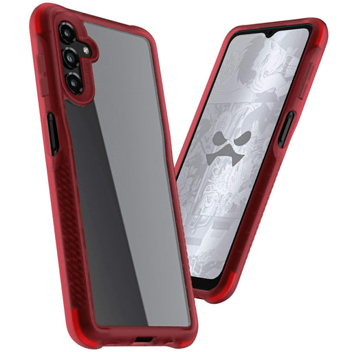galaxy a13 phone case clear red