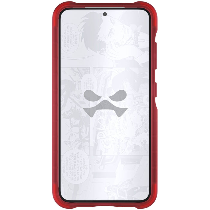 Samsung S23 Red Case Clear