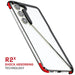 S23 Case Black Clear