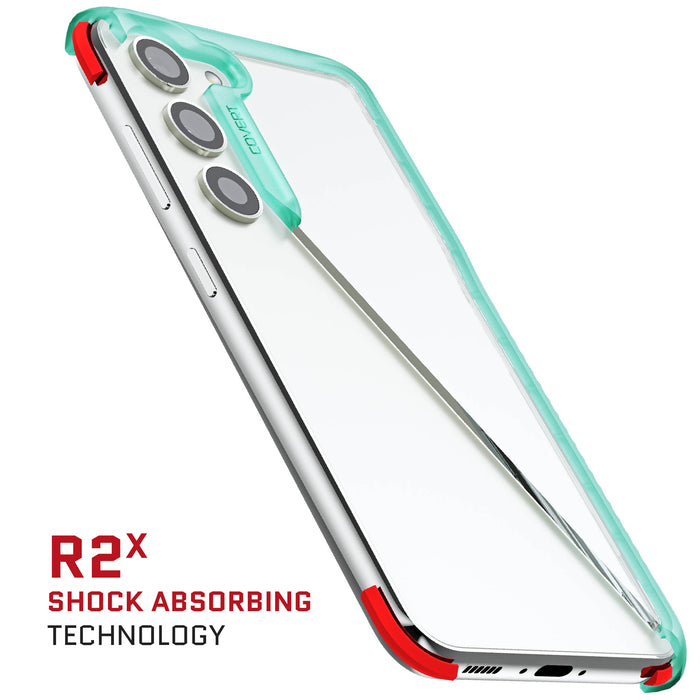 S23 Case Teal Clear