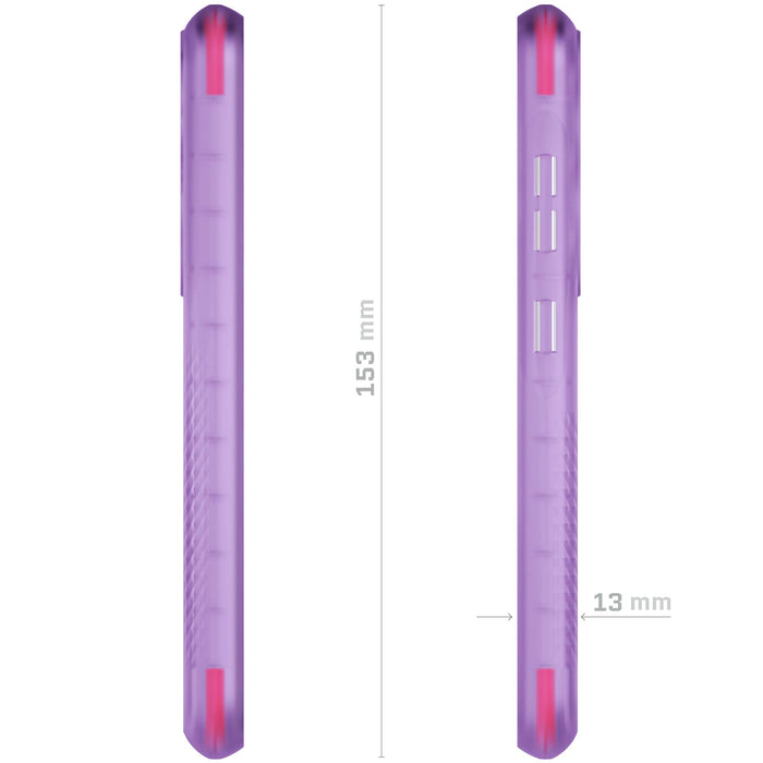 Galaxy S23 Purple Case Clear