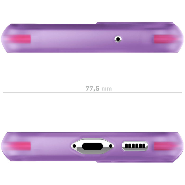 S23 Purple Case Clear