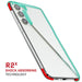 S23 Plus Case Teal Clear