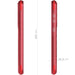 Samsung S23 Plus Red Case Clear