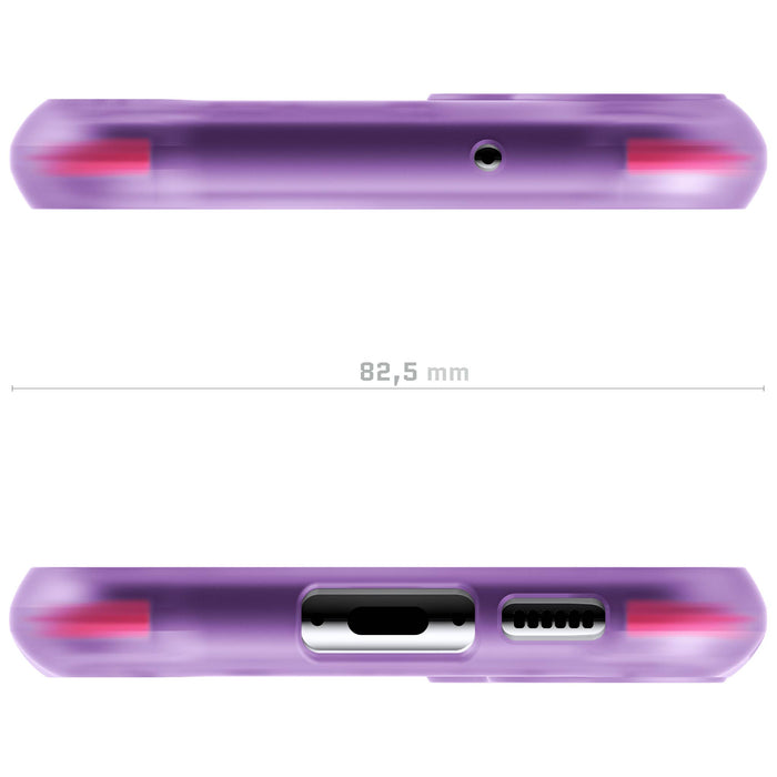 S23 Plus Purple Case Clear