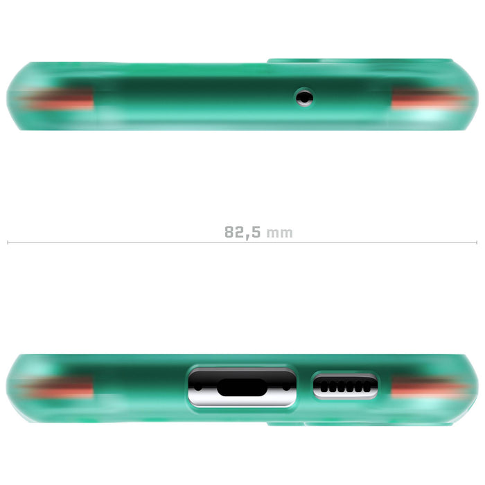S23 Plus Teal Case Clear