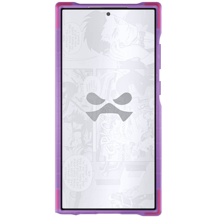 Galaxy S23 Ultra Purple Case Clear