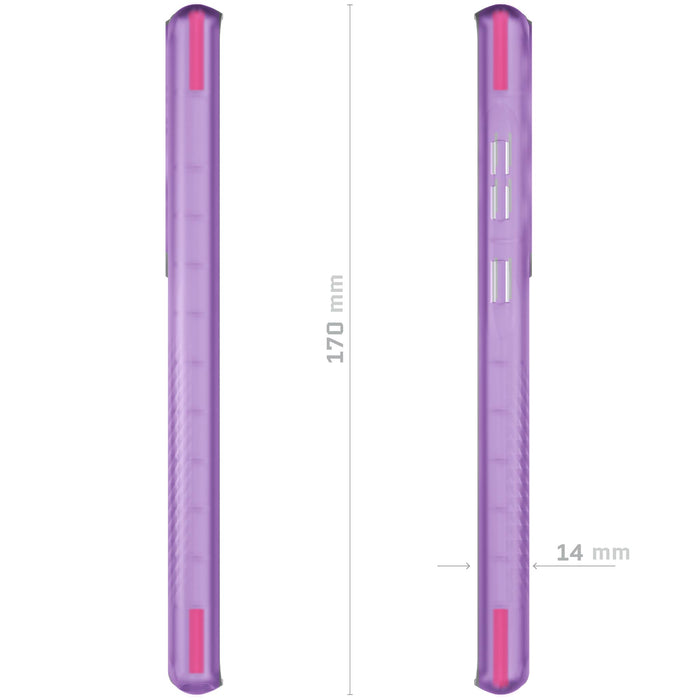 Samsung S23 Ultra Purple Case Clear