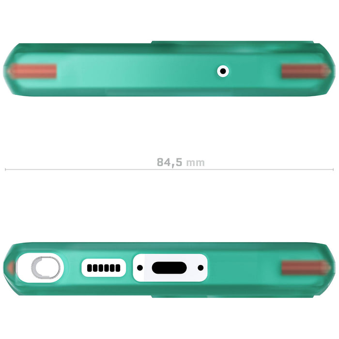 S23 Ultra Teal Case Clear