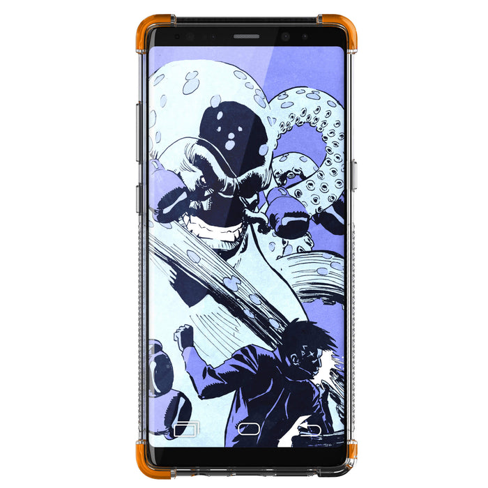 Galaxy Note 8 Clear Orange Case