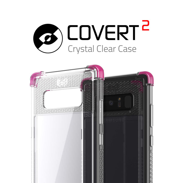 Galaxy Note 8 Clear Pink Case