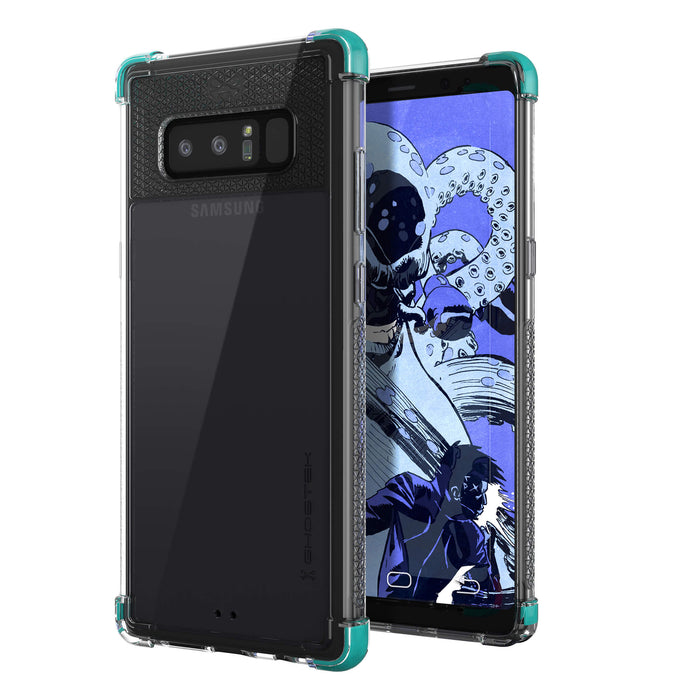 Galaxy Note 8 Clear Teal Case