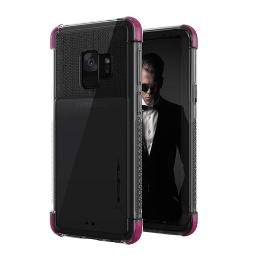 Galaxy S9 Clear Pink Case