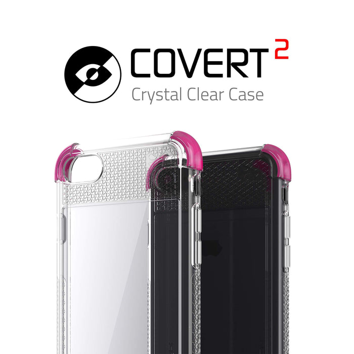 COVERT CLEAR Cases for iPhone SE / 8 Plus