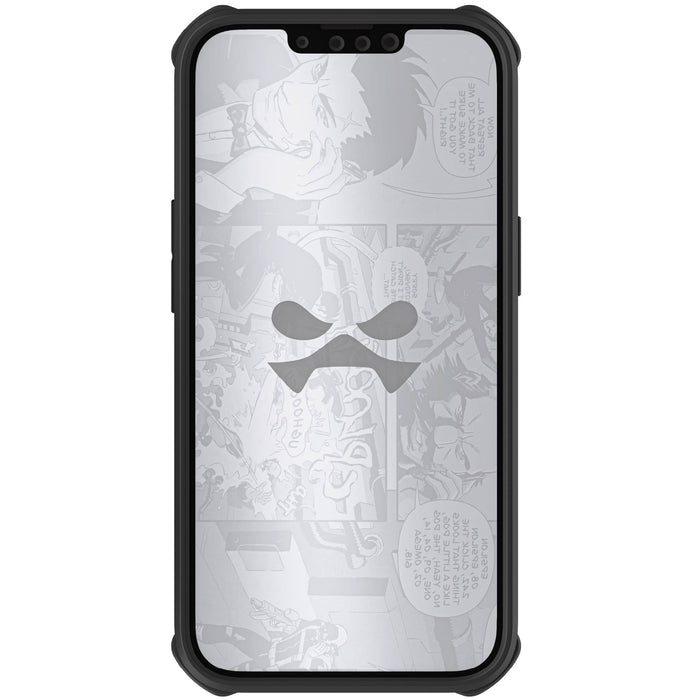 Kiq Apple - iPhone 13 Pro Max - Square Case - TPU Holo Black Heart Lantern