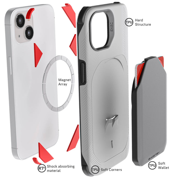  TRWQPLU Designer iPhone 13 Pro Max Wallet Case for