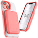 Pink iPhone 14 Wallet Phone Case MagSafe