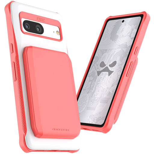 Pink Pixel 7 Phone Case Wallet Card Holder