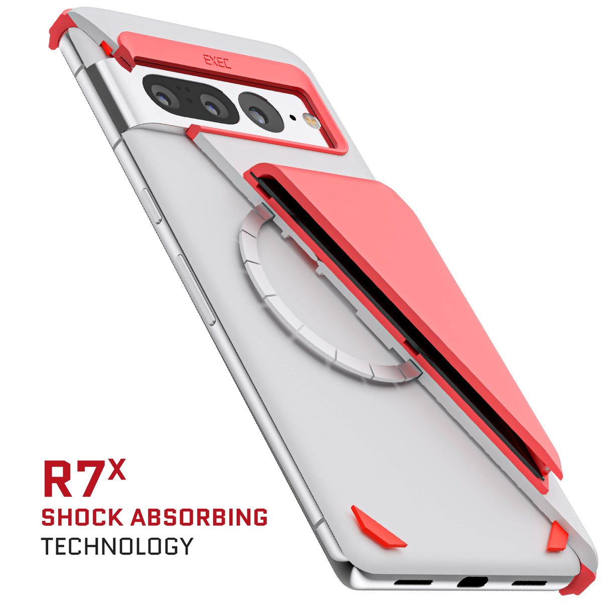 Pink Pixel 7 Pro Case Wallet Credit Card Holder