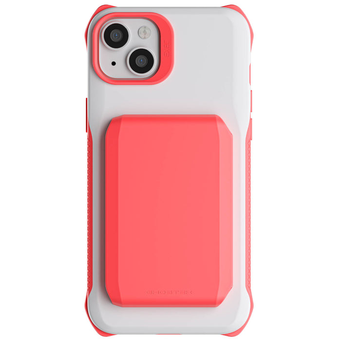Pink Apple iPhone 14 Plus Wallet Case MagSafe Card Holder