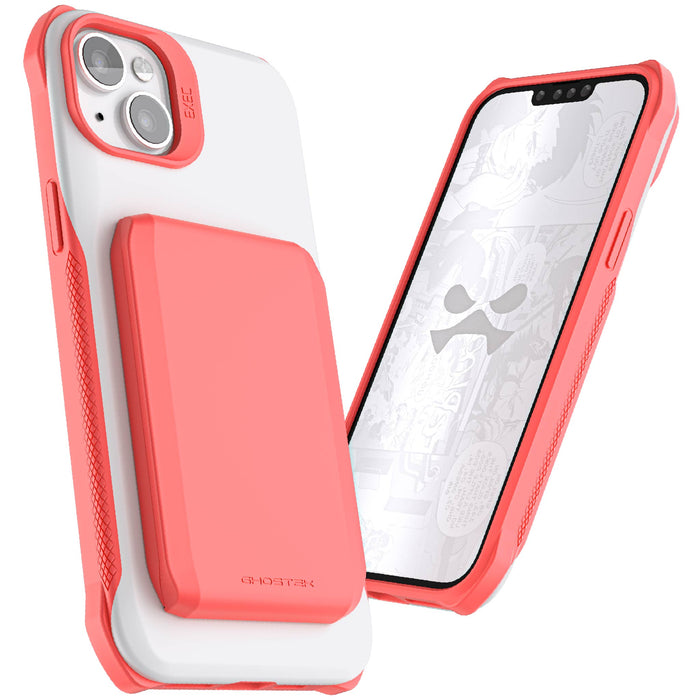 Pink Apple iPhone 14 Plus Wallet Case MagSafe